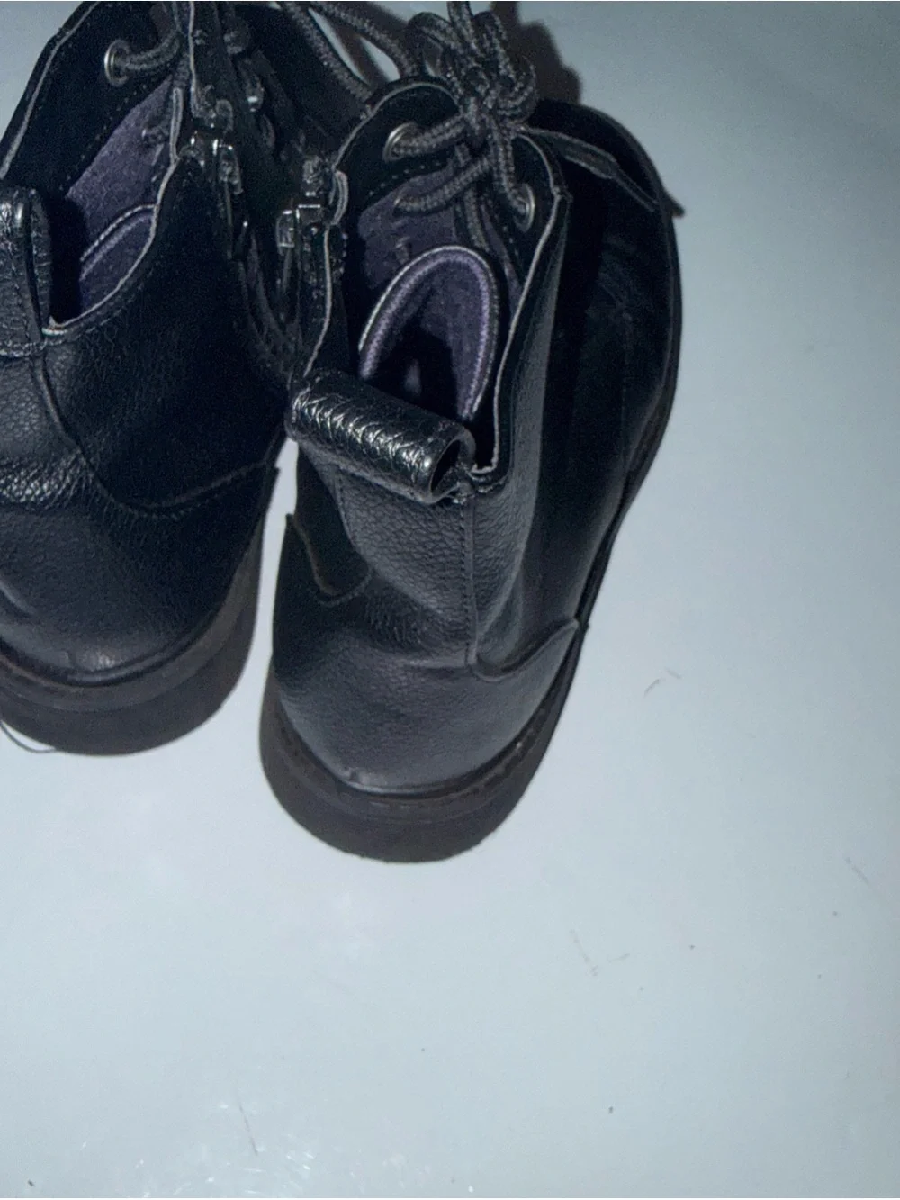 Girls size 4 Art Class Black Boots See Pics In Good condition